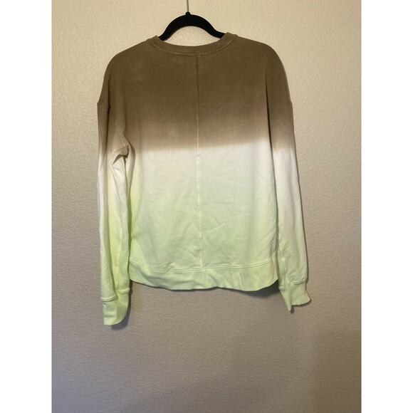 All In Motion Green to Brown Ombre Long Sleeve Sweatshirt Size Small - Picture 2 of 7